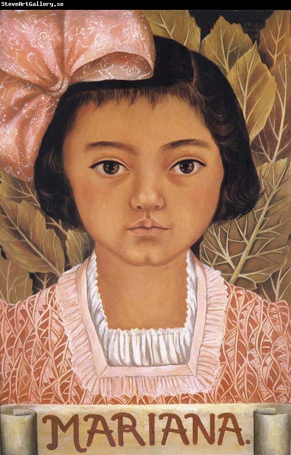 Frida Kahlo Portrait of Mariana Morillo